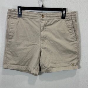 Ralph Lauren stretch classic fit Beige Flat Front Shorts